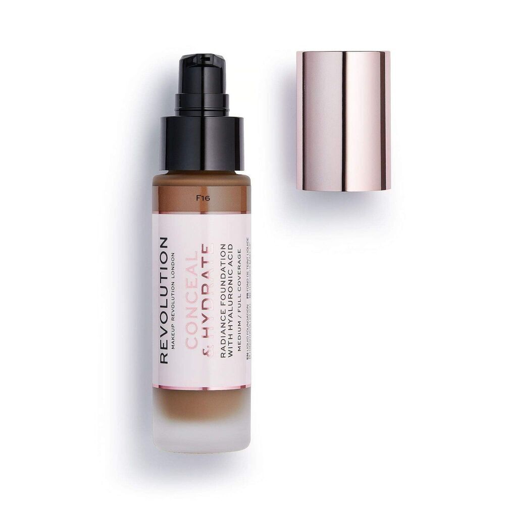 Makeup Revolution Conceal & Hydrate Foundation - 0.70 fl oz F16